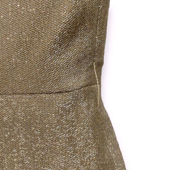 Vintage 60’s Cathy Gray Gold Metallic Dress - Picture 5 of 6